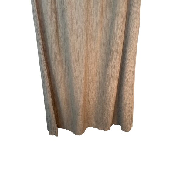 2/$30 ZARA XS Dark Beige Crinkle Textured Fabric Flowy Gauchos - Picture 8 of 15